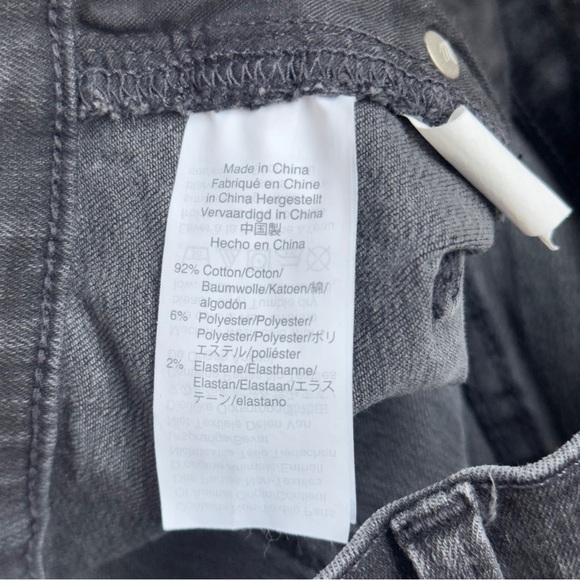 Madewell 9" High-Rise Skinny Off-Black Wash Women's Jeans Size 27 - Picture 6 of 6